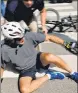  ?? REUTERS ?? US President Joe Biden fell from his bike on a trail in Delaware, on Saturday.