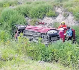  ??  ?? Fatal. En marzo pasado, falleció una mujer tras un vuelco, en el mismo sector de la autovía donde hubo más de 20 siniestros el último año.