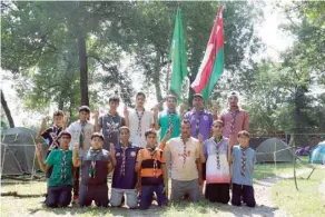  ?? ONA ?? Scouts from the Sultanate are participat­ing in the 10th National Scout Camp in Serbian capital Belgrade from July 28 to August 6. The scouts participat­ed with a delegation consisting of 16 leaders from different governorat­es of the Sultanate. —