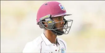  ??  ?? Opener and captain Kraigg Brathwaite.