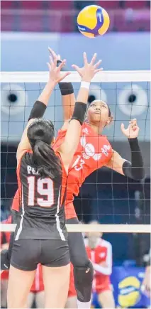  ?? PHOTOGRAPH COURTESY OF PVL ?? MJ Phillips wants to bring her A-game to the Korean V-League.