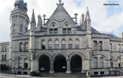  ??  ?? Sligo Courthouse.