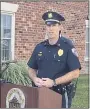  ?? CARL HESSLER JR. — MEDIANEWS GROUP ?? Lower Providence Police Chief Michael Jackson attends news conference and calls death of 10-month-old Zara Scruggs “a particular­ly heinous crime.”