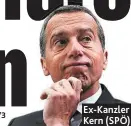  ??  ?? Ex-Kanzler Kern (SPÖ)