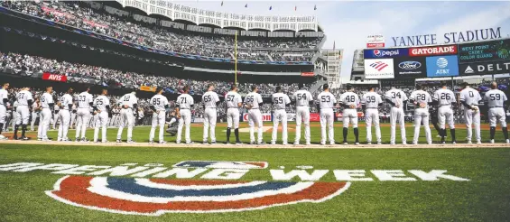  ?? SARaH STIER/GETTY IMAGES FILE ?? Baseball players are alone among pro athletes on this continent in refusing all attempts to have their salaries artificial­ly suppressed by a salary cap.