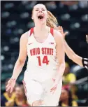  ?? Justin Casterline / Getty Images ?? Ohio State’s Dorka Juhasz is transferri­ng to UConn.
