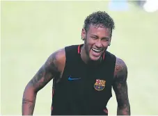  ??  ?? Neymar se encuentra con el Barcelona en EE UU en pretempora­da.
