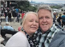  ?? SPECIAL TO THE NIAGARA FALLS REVIEW ?? Robert Peckham and Gill Moss, pictured above, are getting married in Niagara Falls in May. Robert is hoping to meet up with any long, lost relatives in Niagara.