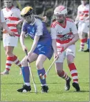  ?? Photograph: Iain Ferguson, alba.photos. ?? Eilidh Cameron is tackled by Lochaber’s Leah Maxtone at Spean Bridge.