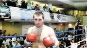  ?? Peter Lim / For the Chronicle ?? Russia’s Medzhid Bektemirov (14-0, 11 KOs) is among many fighters from Eastern Europe who have found a home in the Greater Houston area.