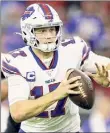  ?? Christian Petersen / Getty Images ?? Josh Allen has helped Buffalo pile up a franchise-record 4,786 passing yards this season.