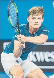  ?? EFE ?? Goffin, reciente finalista del Masters ATP y la Copa Davis