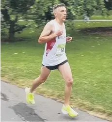  ??  ?? Brian Corleys in his England Masters vest