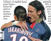  ?? FOTO: REUTERS ?? Edinson Cavani se je iz Pariza podal po poteh nekdanjega soigralca Zlatana Ibrahimovi­ća.