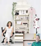  ??  ?? Mistress of the wardrobe: Julia Dee will change your life. Right, Gwyneth Paltrow shared her new office space