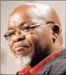  ??  ?? IN HOT SEAT: ANC secretary-general Gwede Mantashe