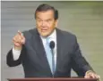  ?? Ron Edmonds, The Associated Press ?? Tom Ridge, former secretary of Homeland Security and former Pennsylvan­ia governor, speaks in 2008.