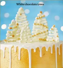  ??  ?? White chocolate trees