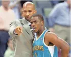  ?? PATRICK SEMANSKY/AP ?? The Suns’ Monty Williams says he was forced to change his ways from the first time he coached Chris Paul in New Orleans.