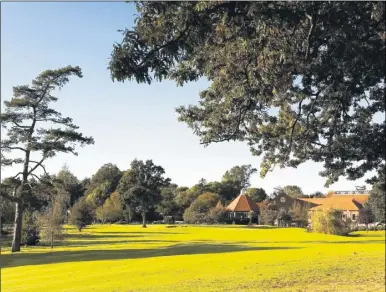  ??  ?? The leafy grounds of Tudor Park, a Marriott Hotel and Country Club, in Bearsted