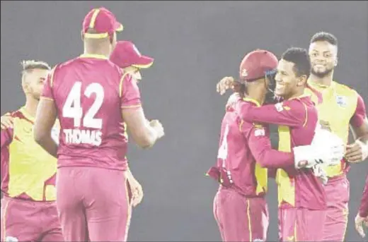  ?? ?? CUT SHORT: West Indies departed Pakistan yesterday following final T20 Internatio­nal
