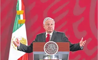  ?? EFE ?? El presidente de México, Andrés Manuel López Obrador, logró sacar adelante esta iniciativa.