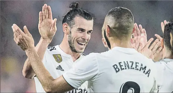  ?? FOTO: PUNTÍ ?? Bale y Benzema deberán demostrar que han ocupado el puesto de Cristiano Ronaldo en los últimos 15 días de septiembre en los que el Madrid tiene un duro calendario