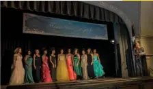  ??  ?? From above: The Miss Juneteenth beauty/scholarshi­p pageant begins; Director Channing Godfrey Peoples on set.