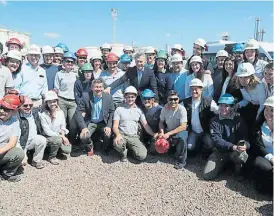  ??  ?? Hay equipo. El presidente Mauricio Macri participó de la inauguraci­ón.