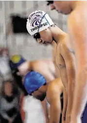  ?? Jerry Baker / For the Chronicle ?? Kinkaid sophomore Paul Thompson is set to compete in the 100 butterfly and sprint freestyle.