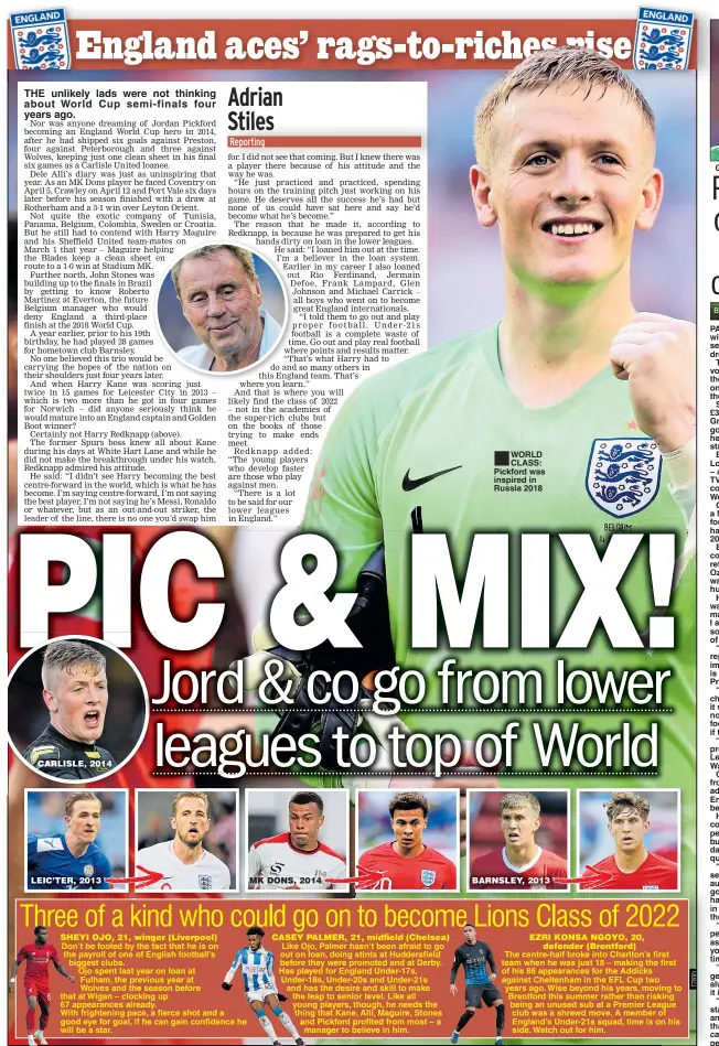  ??  ?? ■ WORLD CLASS: Pickford was inspired in Russia 2018 GERM-FREE: Pascal Gross