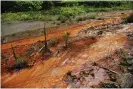  ?? Mandel Ngan/AFP/Getty Images ?? Water from an abandoned mine in the Appalachia­n mountains of West Virginia. Photograph: