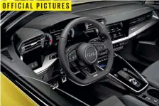 ??  ?? Digital instrument­s, Audi Sport wheel and sports seats are standard