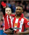  ??  ?? INSPIRATIO­N: Bradley (left) and Jermain Defoe became close