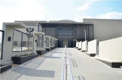  ??  ?? The new Booysens Magistrate's Court comprises of ten court rooms which makes access to justice easier.