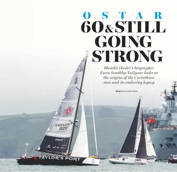  ??  ?? The seamanship of the 2017 OSTAR skippers was certainly tested when an Atlantic storm saw the loss of two yachts from the singlehand­ed fleet, although the skippers – Mervyn Wheatley and Michelle Zambelli – were successful­ly rescued