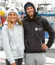  ?? Foto: Bernardi Bibiloni ?? Keine WM-Medaille in Sicht: Das deutsche Segel-Duo Luise Wanser und Philipp Autenrieth liegt aktuell auf Rang 18.