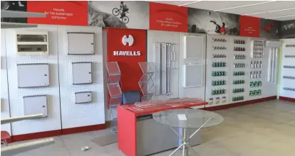  ??  ?? Some of Havells India Ltd products that are now available at DSK Electrical Wholesaler­s