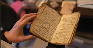  ?? (The New York Times/Seif Kousmate) ?? A prayer songbook is shown in Vanessa Paloma Elbaz’s office in Casablanca, Morocco.