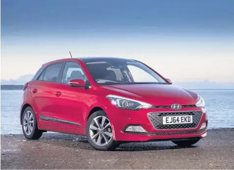  ??  ?? The Hyundai i20 costs less than the class-leading Ford Fiesta