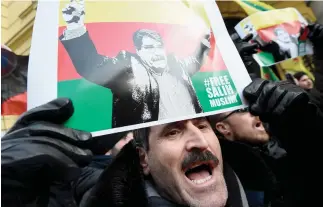  ??  ?? Saleh Muslim is hugely popular among the Kurds in the region. (AFP)