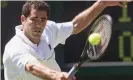  ??  ?? Pete Sampras won Wimbledon seven times as well as lifting five US Opens and two Australian Opens in his glittering career. Photograph: Adam Butler/AP