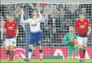  ?? AP ?? Spurs came close to scoring but were denied by David De Gea.