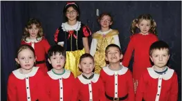  ??  ?? Right: Some of the local children who took part in Lismire Variety Show. Right: Harpist Ríona Sheahan entertaine­d at the Variety Show.