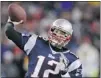  ?? ELSA/ GETTY IMAGES ?? New England Patriots QB Tom Brady has been named Super Bowl MVP twice.