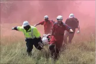  ??  ?? Emergency Medical Support in Hostile Environmen­ts is an ER24 course designed to teach emergency personnel various skills, such as identifyin­g hostile environmen­ts, how to deal with situations and, if the need arose, how to defend themselves and the...