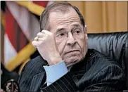  ?? J. SCOTT APPLEWHITE/AP ?? Rep. Jerrold Nadler leads the House Judiciary Committee on a hearing about executive privilege and oversight.
