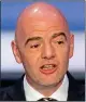  ??  ?? IN A TIGHT SPOT: FIFA president Infantino