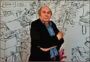  ??  ?? Quentin Blake on #IsolationA­rtSchool