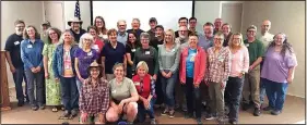  ?? Courtesy photo ?? The Northwest Arkansas Master Naturalist­s recently graduated three classes of naturalist­s, the largest in the history of the chapter. Students completed 40-plus hours of instructio­n about environmen­tal sciences and more to earn the title of Master...